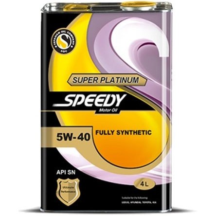 سوپر پلاتینیوم اسپیدی 5W40 SN فلزی 1 لیتر