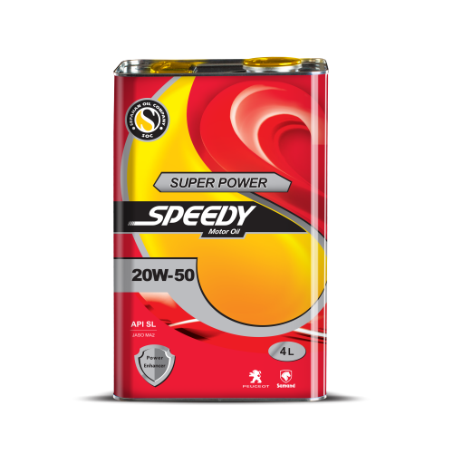 سوپر پاور اسپیدی ویژه 20W50 SL فلزی 4 لیتر