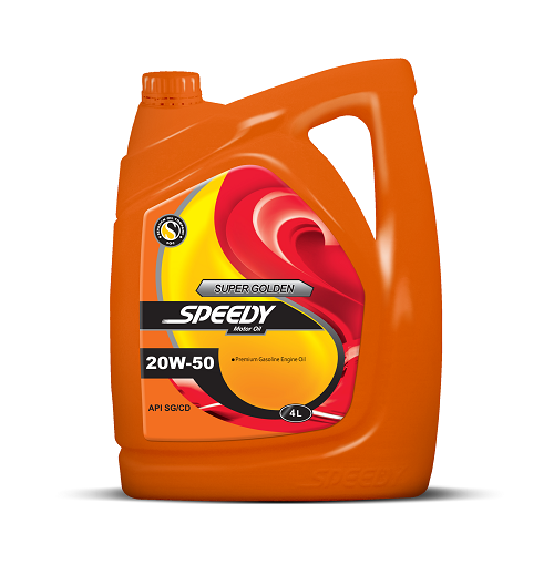 سوپر گلدن اسپیدی 20W50 SG پلاستیکی 4 لیتر