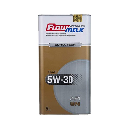 نفت پارس FLOWMAX Ultra Tech 5W30 SN فلزی 5 لیتر