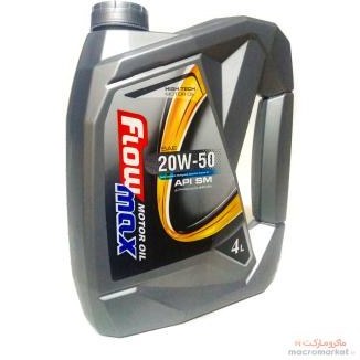 روغن نفت پارسFLOWMAX HighTECH 20W50 SM پلاستیکی 4 لیتر