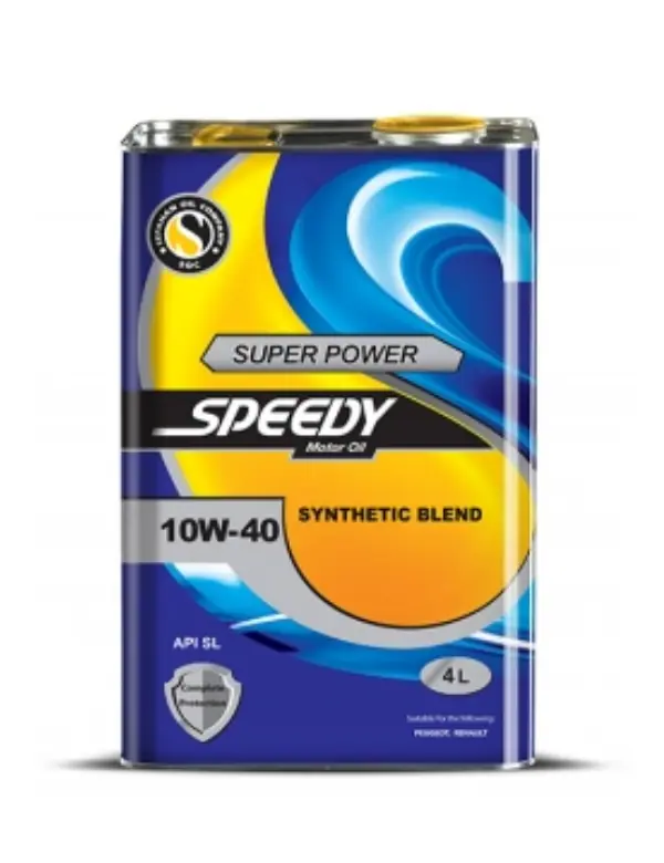 سوپر پاور اسپیدی اسپشیال 10W40 SL فلزی 4 لیتر