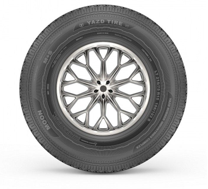 لاستیک یزد تایر طرح آج MOON 215/75R15