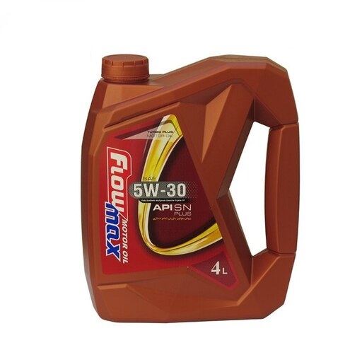 روغن موتور نفت پارس FLOWMAX Turbo plus 5W30 SN پلاستیکی 4 لیتر