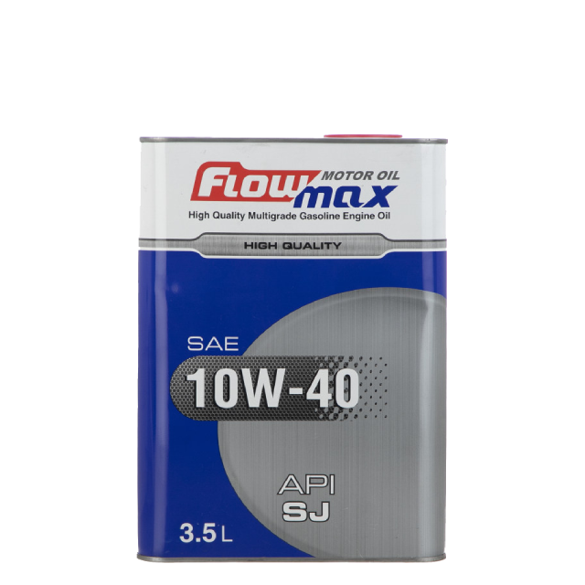 روغن موتور FLOWMAX SJ 10W40 فلزی 3.5 لیتر