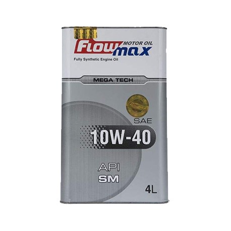 روغن نفت پارس FLOWMAX HighTech 10W40 SM فلزی 4 لیتر