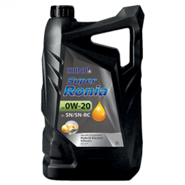 روغن موتور ایرانول سوپر رونیا 0W20 SN پلاستیکی 5 لیتری