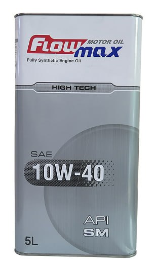 روغن موتور نفت پارس FLOWMAX HighTech 10W40 SM فلزی 5 لیتر