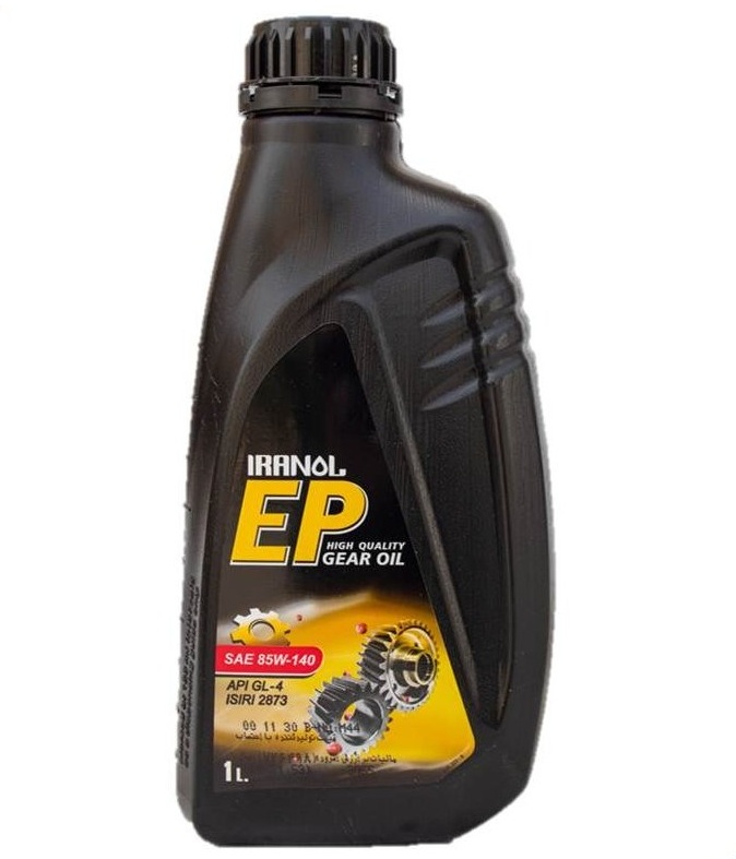 روغن دنده ایرانول EP-85W140 پلاستیکی 1 لیتر