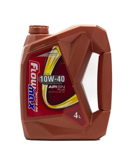 نفت پارس FLOWMAX Turbo plus 10W40 SN پلاستیکی 4 لیتر