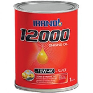روغن موتور ایرانول 12000- 10W40 SJ/CF گالن فلزی