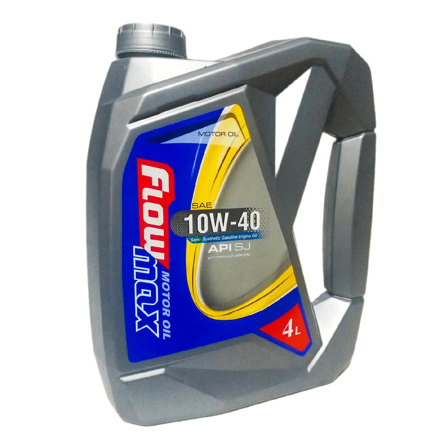 روغن موتور نفت پارس FLOWMAX SJ 10W40 پلاستیکی 4 لیتر