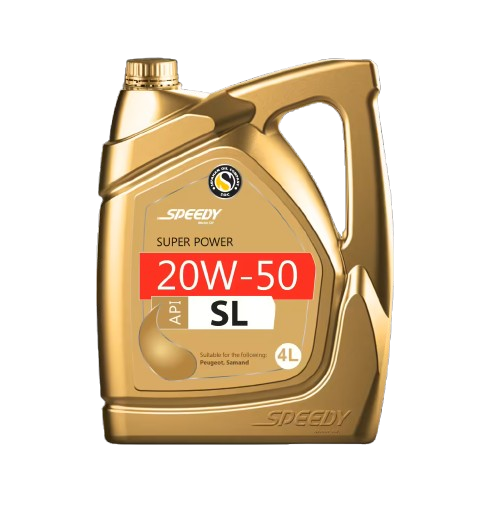 روغن موتور سوپر پاور اسپیدی ویژه 20W50 SL پلاستیکی 4 لیتر