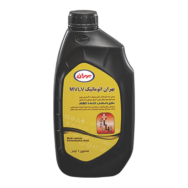 روغن گیربکس بهران دنده اتوماتیک MVLV پلاستیک 1 لیتر