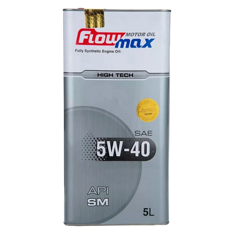 روغن نفت پارس FLOWMAX HighTech 5W40 SM فلزی 5 لیتر