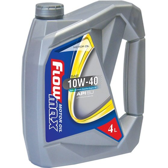 روغن موتور نفت پارس FLOWMAX SJ 10W40 پلاستیکی 4 لیتر