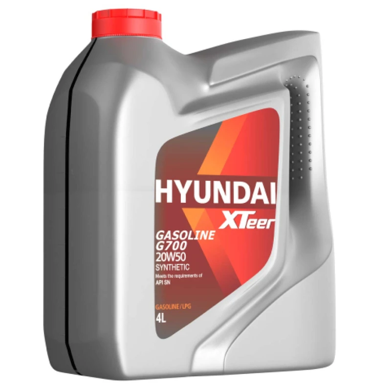 روغن موتور هیوندای اکستیر 20W50 G700 SN چهار لیتر