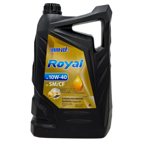 ایرانول رویال ROYAL 10W40 SM پلاستیکی 4 لیتر