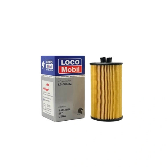 فیلتر روغن موتور ملی EF7- دنا (واشر سیلیکونی)-لوکومبیل