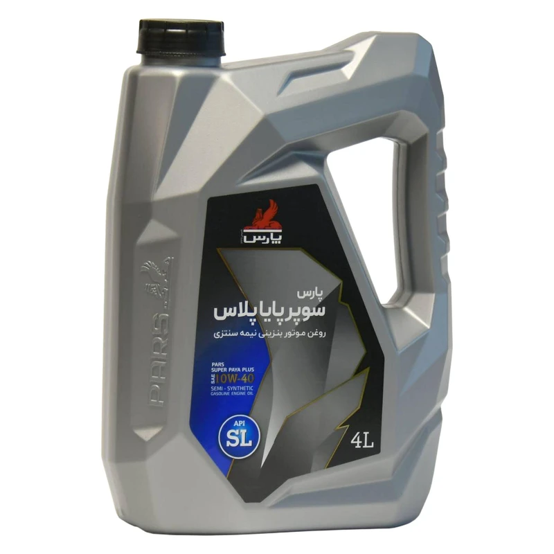 نفت پارس سوپر پایا پلاس 10w40 SL پلاستیکی 4 لیتر