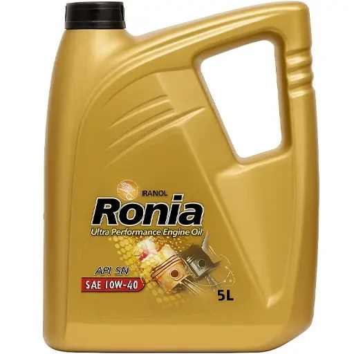 ایرانول رونیا RONIA 10W40 SN پلاستیکی 5 لیتر