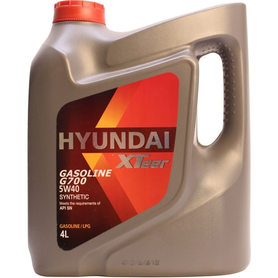 روغن موتور هیوندای اکستیر 5W40 G700 SN چهار لیتر