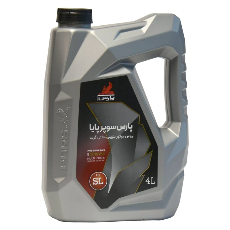 نفت پارس سوپر پایا 20W50 SL پلاستیکی 4 لیتر