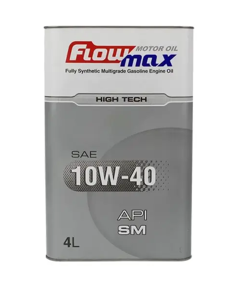 روغن نفت پارس FLOWMAX HighTech 10W40 SM فلزی 4 لیتر