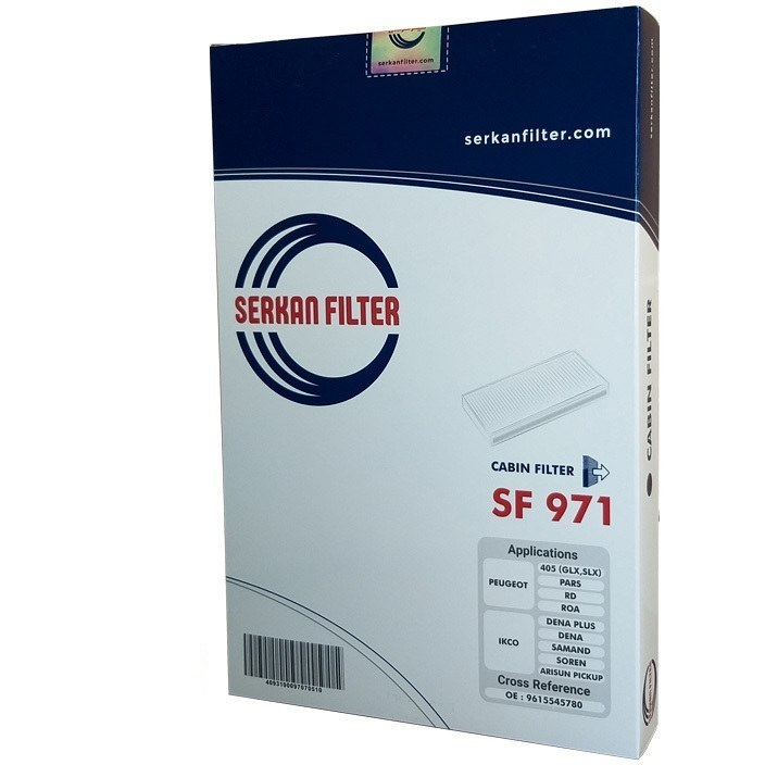 فیلتر کابین سرکان- پژو 405، سمند، دنا، آریسان
