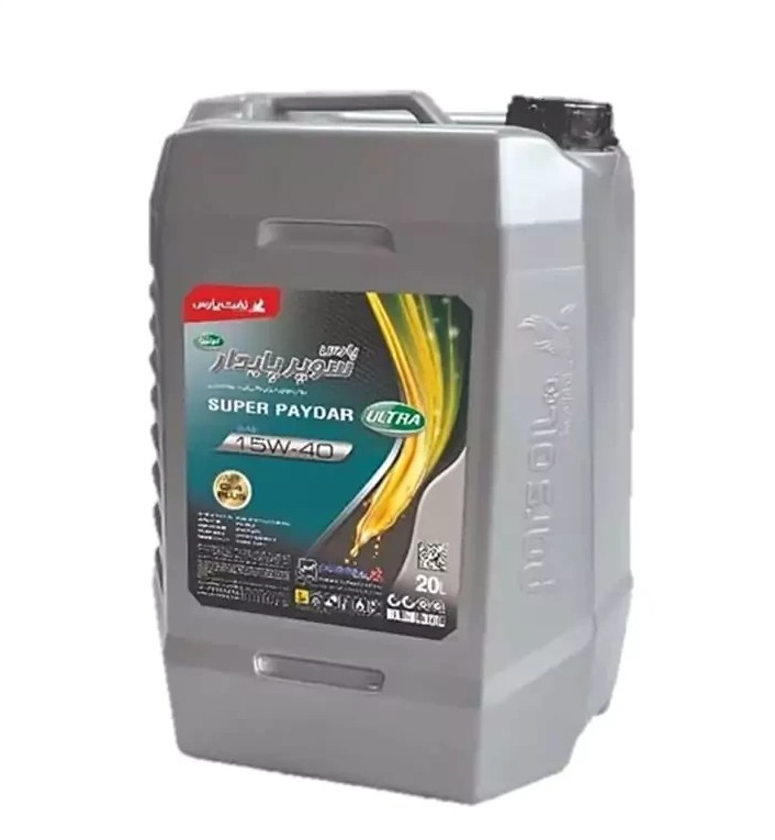 روغن موتور پارس سوپر پایدار اولترا 15W40 حجم 20 لیتری
