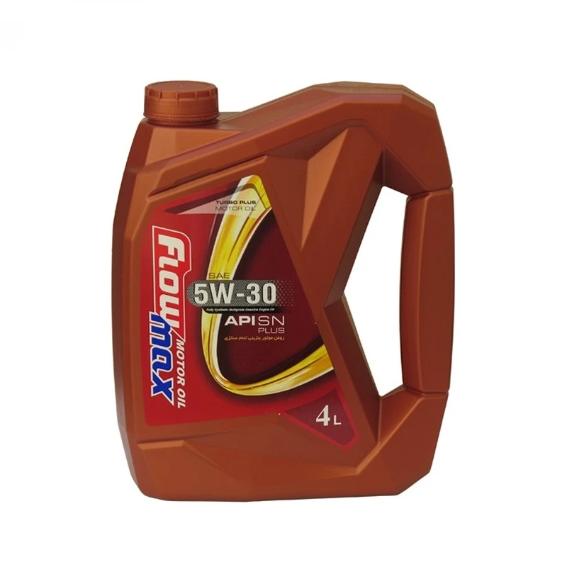 روغن موتور نفت پارس FLOWMAX Turbo plus 5W30 SN پلاستیکی 4 لیتر