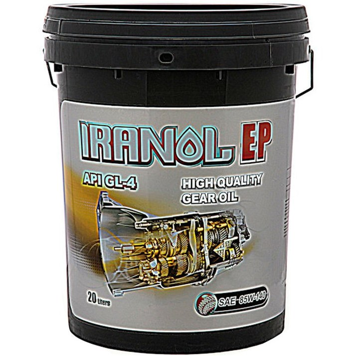 روغن دنده ایرانول 85w140-EP پلاستیکی 20 لیتر