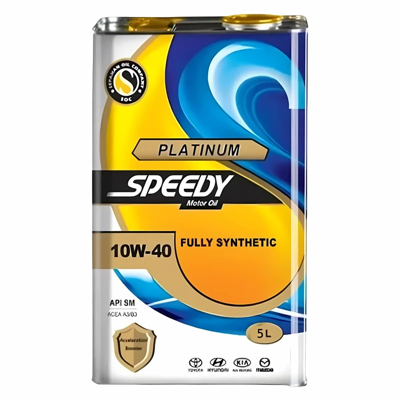 روغن موتور پلاتینیوم اسپیدی 10W40 SM فلزی 5 لیتر
