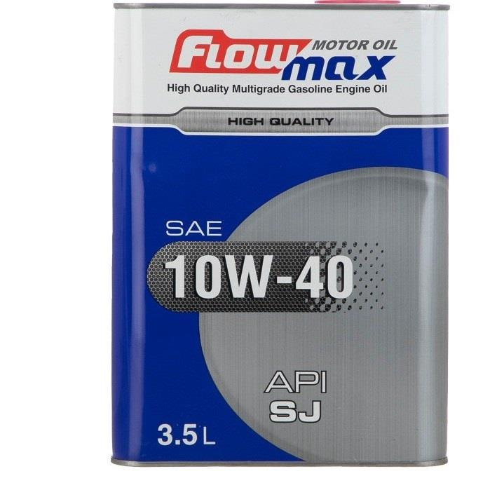روغن موتور FLOWMAX SJ 10W40 فلزی 3.5 لیتر