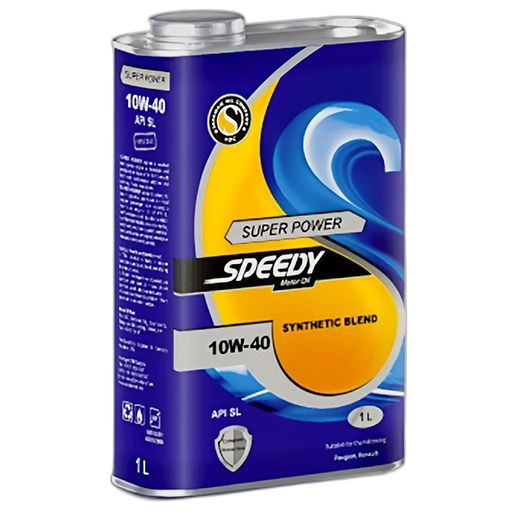 سوپر پاور اسپیدی 10W40 SL فلزی 1 لیتری اسپیشال