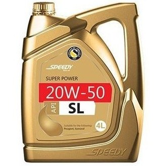 روغن موتور سوپر پاور اسپیدی ویژه 20W50 SL پلاستیکی 4 لیتر