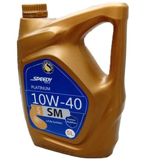 روغن موتور پلاتینیوم اسپیدی 10w40 SM پلاستیکی 5 لیتر