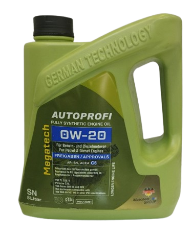 روغن موتور autoprofi 0W20 SN پلاستیکی 5 لیتر