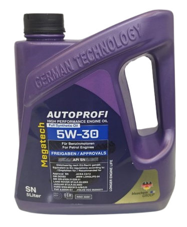 روغن موتورautoprofi  5W30 SN پلاستیکی 5 لیتر