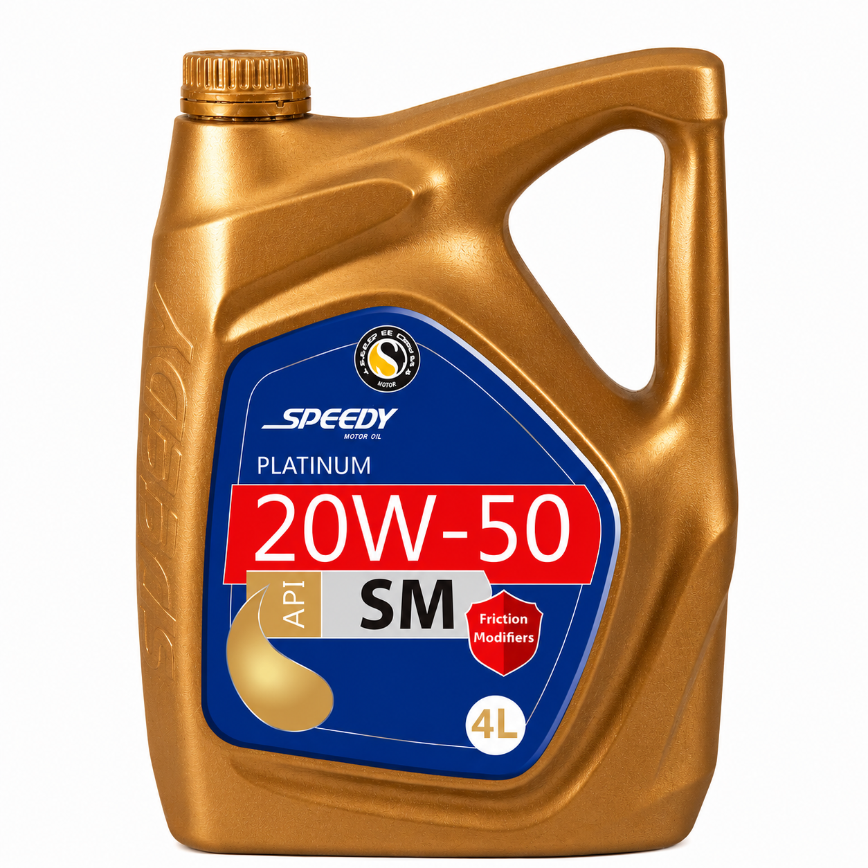 روغن موتور پلاتینیوم اسپیدی 20W50 SM پلاستیکی 4 لیتر