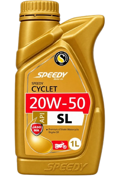 روغن موتورسیکلت  20W50 SL اسپیدی پلاستیکی 1 لیتر