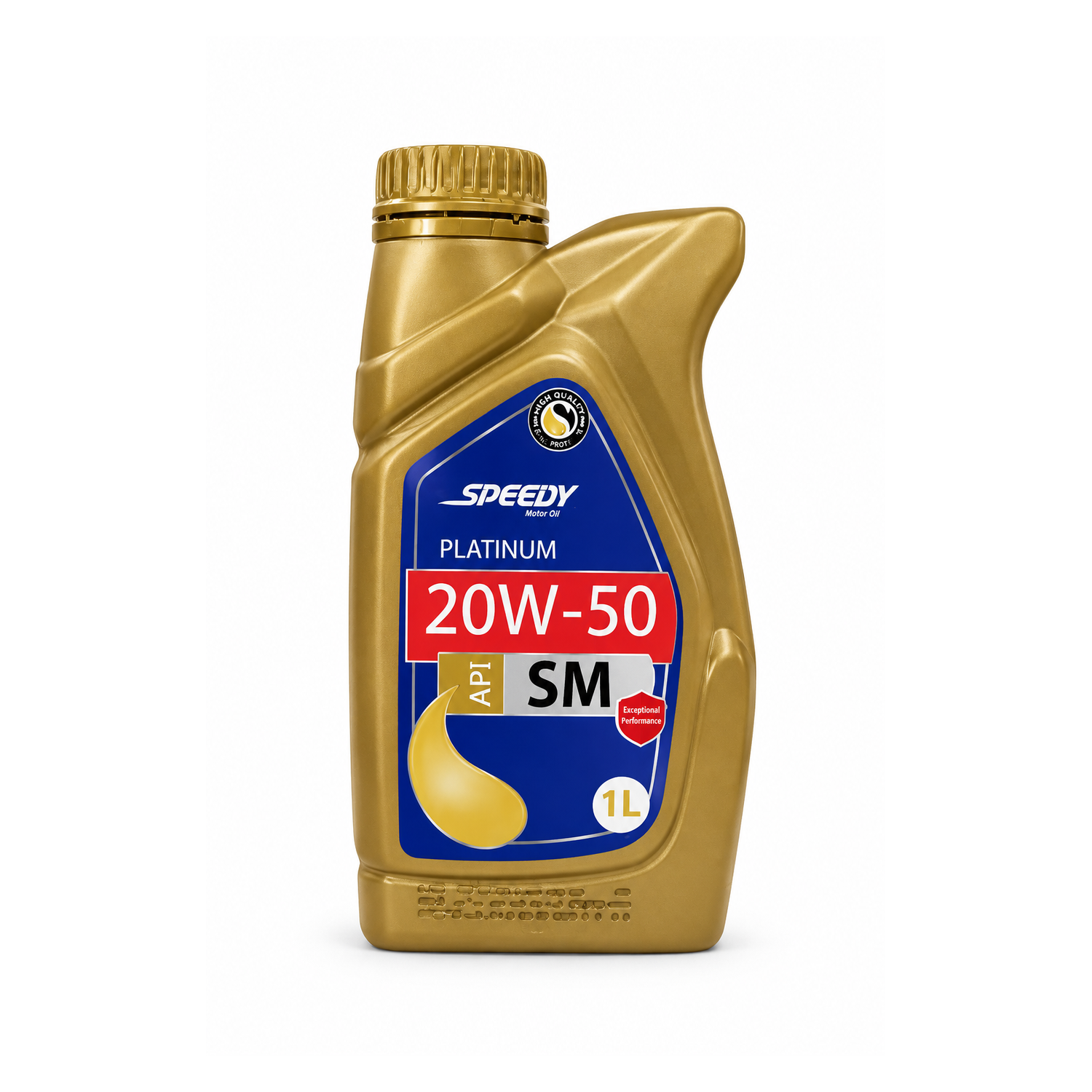 روغن موتور پلاتینیوم اسپیدی 20W50 SM پلاستیکی ۱ لیتر